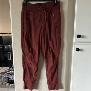 Athleta Burgundy Jogger Pants